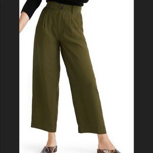 Madewell Tall Pleated Wide Leg Pants